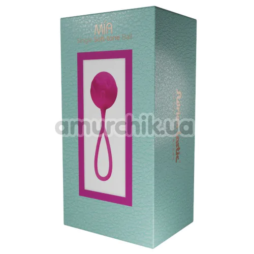 Вагінальна кулька Adrien Lastic Mia Single Soft-Tone Ball, рожева