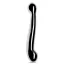 Двухконечный фаллоимитатор Unbendable Elegant Seven Metal Dildo, серебряный - Фото №1
