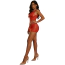 Платье Star Night Butterfly Fishnet Mini Dress, красное - Фото №12