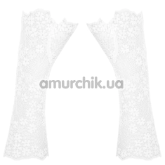 Перчатки Obsessive Heavenlly, белые - Фото №1