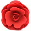 Анальна пробка з вібрацією Booty Sparks 28X Silicone Vibrating Rose Anal Plug L, червона - Фото №3