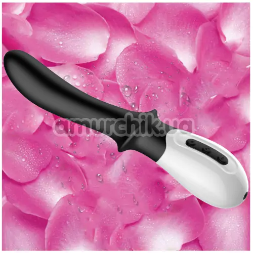 Вібратор з підігрівом FoxShow Silicone Prostate and G-spot Massager, чорний