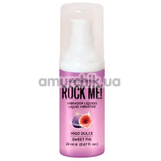Возбуждающий гель с эффектом вибрации Rock Me! Sweet Fig - инжир, 20 мл - Фото №1