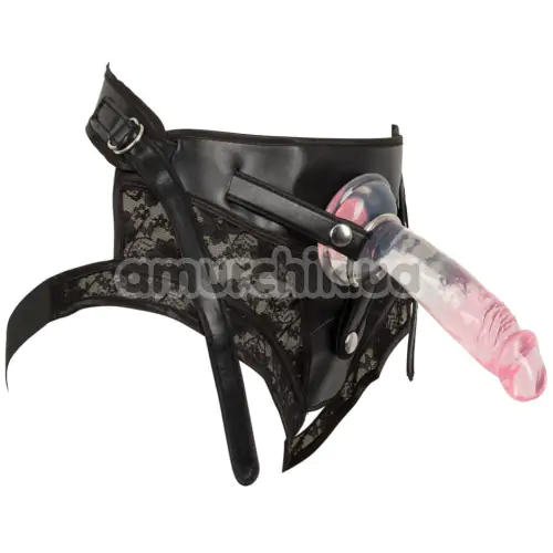 Набор страпонов Strap-On Kit For Playgirls Two Dildos, фиолетово-розовый
