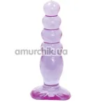 Анальна пробка Crystal Jellies 14 см фіолетова - Фото №1