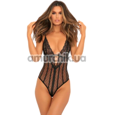 Боді Down To Flaunt Bodysuit, чорне - Фото №1