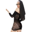 Костюм монашки JSY Sexy Lingerie 5738, черно-белый: платье + головной убор + воротник - Фото №3