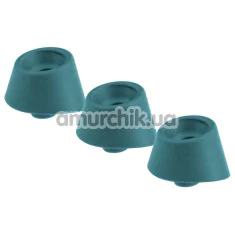 Набір насадок на симулятор орального сексу для жінок Womanizer Inside Out, Duo (Size M), бірюзовий - Фото №1