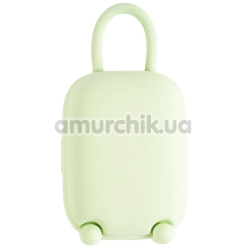 Симулятор орального сексу для жінок з вібрацією BeYourLover Magic Suitcase, салатовий
