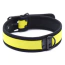 Ошейник DS Fetish Collar Neoprene, черно-желтый