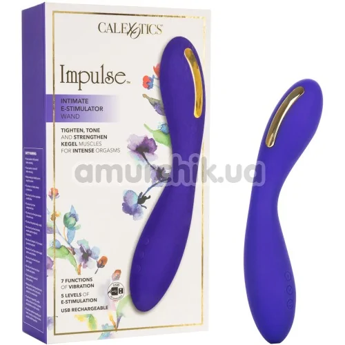Вібратор з електростимуляцією Impulse Intimate E - Stimulator Wand, фіолетовий