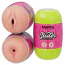 Мастурбатор Lovetoy Slider Double-Ended Masturbator Vagina and Anus, тілесний - Фото №1