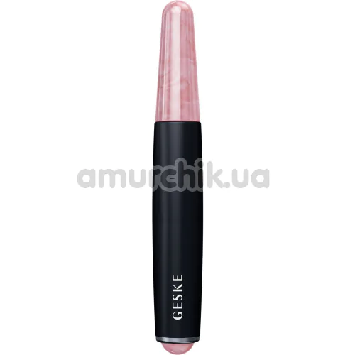 Ручка-масажер для обличчя Geske Double-Sided Rose Quartz Depuffing Pen 7 in 1, чорний - Фото №1