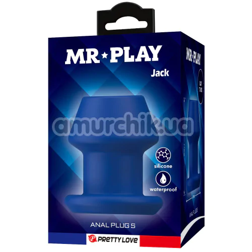 Анальная пробка MR Play Jack Anal Plug S, синяя