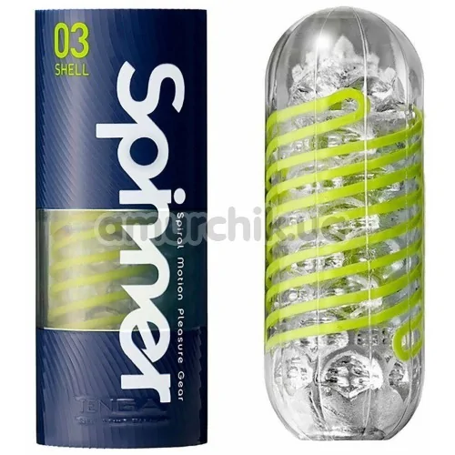 Мастурбатор Tenga Spinner Shell 03, прозрачный