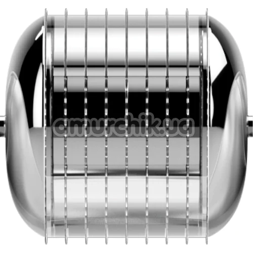 Насадка Geske Face Roller MicroNeedle Head, серебряная - Фото №1
