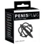 Уретральна вставка з кліткою для голівки Penis Plug With Glans Cage, чорна - Фото №7
