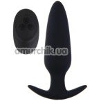 Анальная пробка с вибрацией S Pleasures Premium Apache, черная - Фото №1