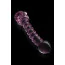 Фаллоимитатор Glaze Glass Rosebud Spiral G-Spot Dildo 9, розовый - Фото №3