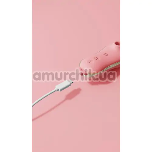 Набор вибраторов Zalo Rose Series Unicorn Set 2-in-1, розовый