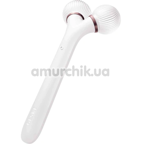 Ультразвуковий масажер для обличчя Geske Sonic Facial Roller 4 in 1, кремовий