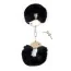 Наручники Boss Series Fetish Furry Cuffs, чорні - Фото №2