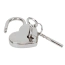 Набор из 2 замков с ключами Liebe Seele Heart-Shaped Lock, серебряный - Фото №7