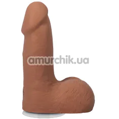 Фалоімітатор Doc Johnson The Realistic Cock With Balls 5, світло-коричневий - Фото №1