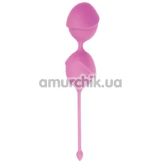 Вагінальні кульки Silicone Delight Lichee рожеві - Фото №1