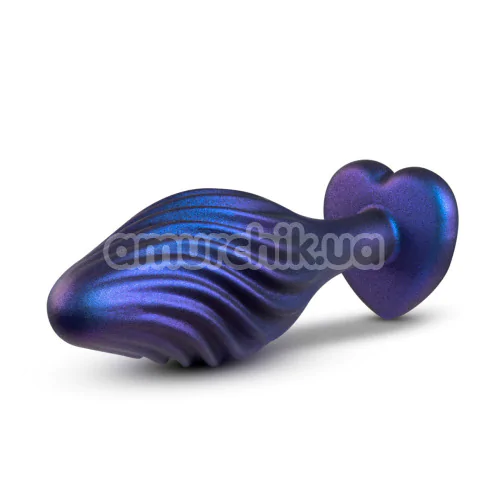 Анальная пробка Anal Adventures Matrix Swirling Bling Plug, фиолетовая