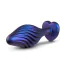 Анальная пробка Anal Adventures Matrix Swirling Bling Plug, фиолетовая - Фото №3