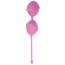 Вагинальные шарики Silicone Delight Lichee, розовые - Фото №1