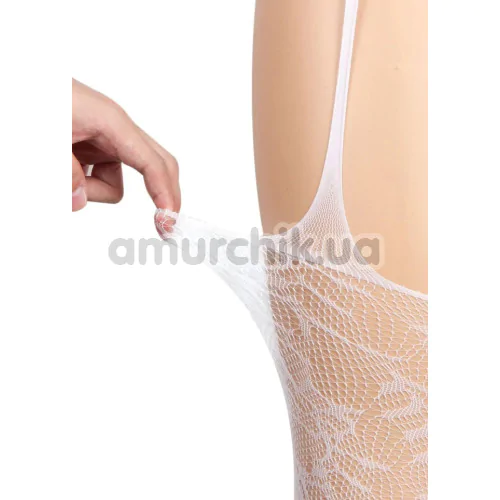 Комбінезон Star Night Naughty Bodystocking Fishnet Lace, білий