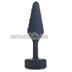 Анальна пробка + віброкуля Lux Active Twist Plug Small, синя - Фото №1