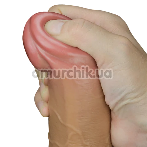 Фаллоимитатор Dual-Layered Silicone Nature Cock LV411031, телесный