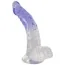Фалоімітатор Crystal Clear Curved Dildo - Фото №1