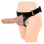 Страпон Pretty Love Harness Briefs Jerry 7.6 Dildo, телесный - Фото №1