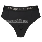 Трусики для страпона Strap-On-Me Harness Lingerie Idole, чорні - Фото №1
