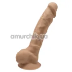 Фаллоимитатор Silexd Premium Silicone Dildo Model 1 Size 7, карамельный - Фото №1