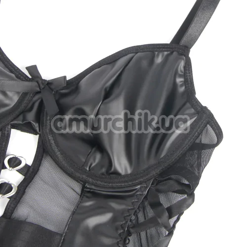 Боді Star Night Sexy Ribbon Teddy, чорне