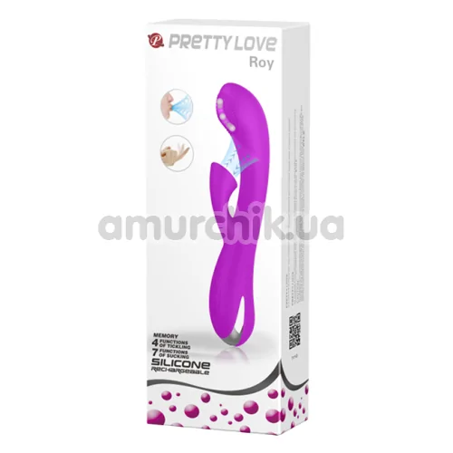 Вибратор Pretty Love Roy, фиолетовый