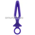 Анальная пробка Booty Call Silicone Groove Probe, фиолетовая - Фото №1