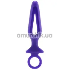 Анальная пробка Booty Call Silicone Groove Probe, фиолетовая - Фото №1