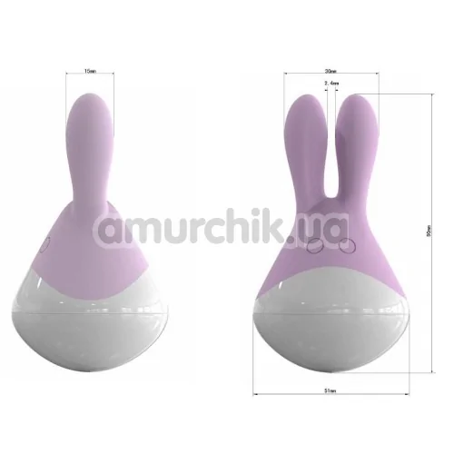 Клиторальный вибратор Odeco Totoro Pink, розовый