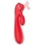 Вибратор с вакуумным стимулятором 2 in 1 Clit Sucker Rabbit Vibrator PL-VR21562, красный - Фото №2