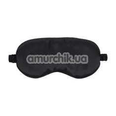 Маска на глаза Ouch! Satin Blindfold, черная - Фото №1