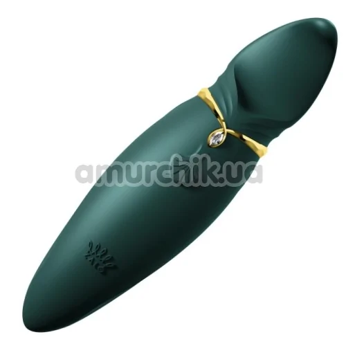 Клиторальный вибратор Zalo Hero Clitoral Massager, зеленый