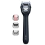 Массажер-роллер для лица с микроиглами Geske MicroNeedle Face Roller 9 in 1, черный - Фото №1