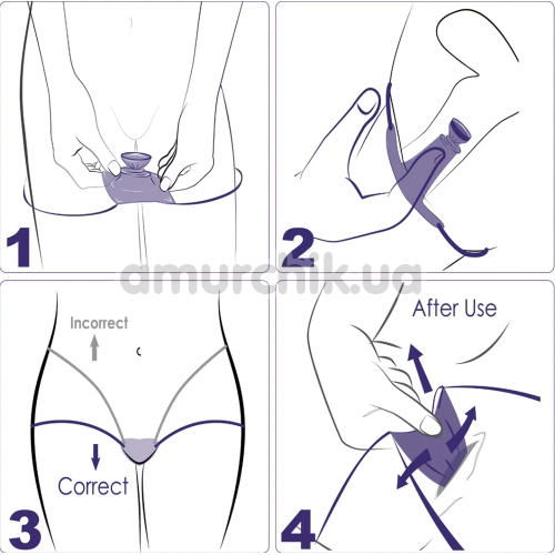 EXS Non-Latex Internal Lace Leg Loops - женский, 1 шт