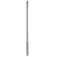 Уретральна вставка Steel Power Tools Dip Stick Ribbed 10mm, срібна - Фото №1